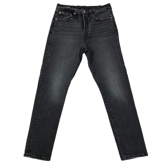 LEVI'S 501 S Skinny Women Sz 27x28 Grey Classic Normcore Basic Streetwear Retro - Picture 3 of 9